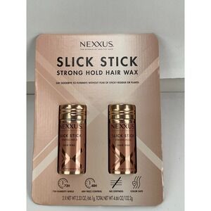 New Nexxus Slick Stick Strong Hold Hair Styling Wax 2.33 Oz  2 Pack